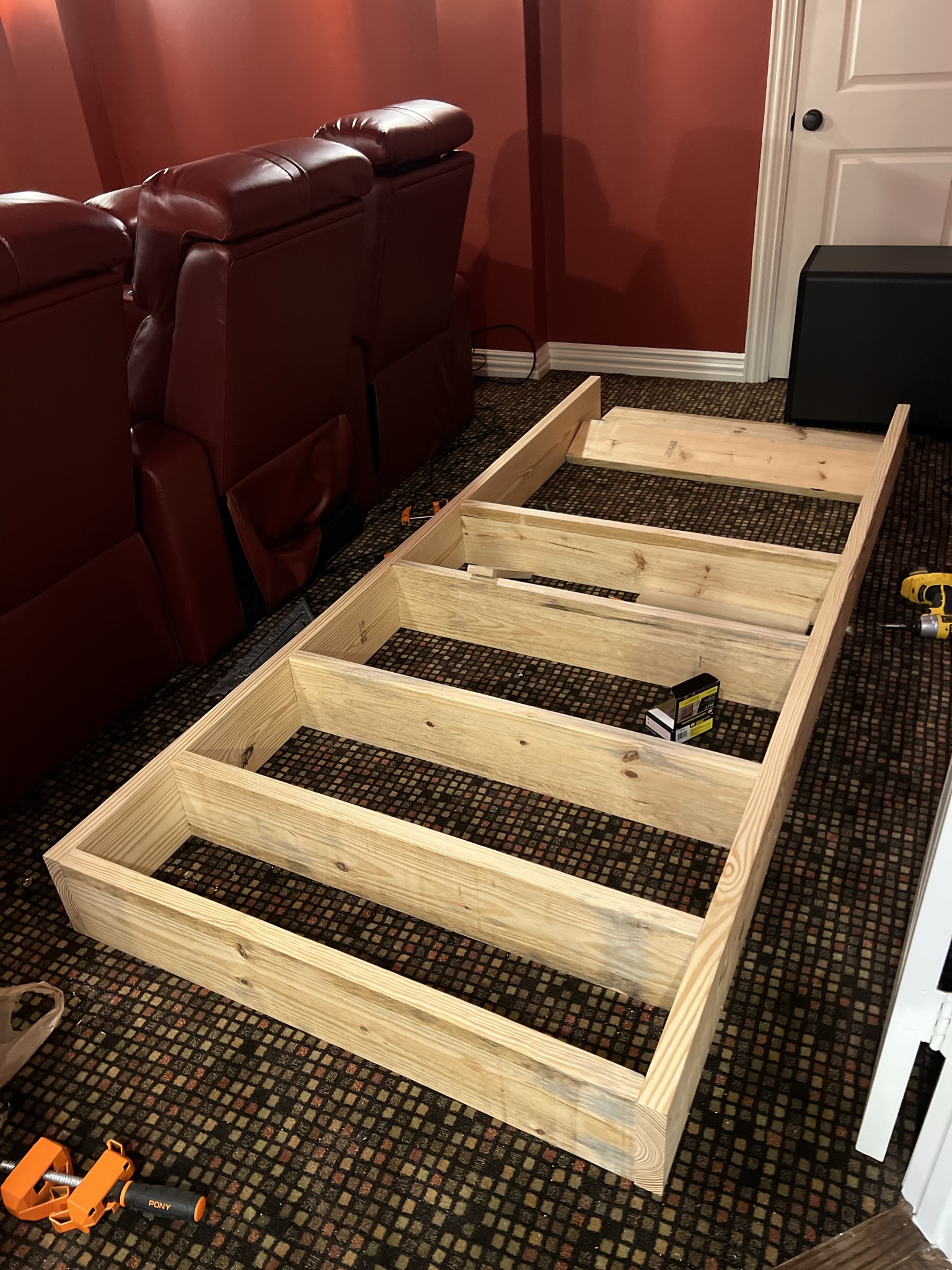 BOSS Riser Build, Part 1 - Home Theater Blog